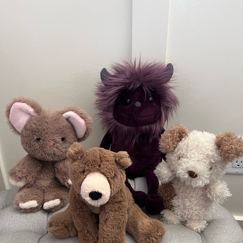 Jellycat (and one Gund) lot
